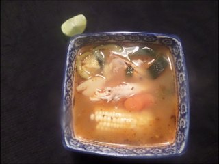 Mexican chicken soup - caldo de pollo