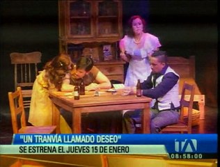 La obra de teatro "Un tranvía llamado deseo" se estrenará este 15 de enero
