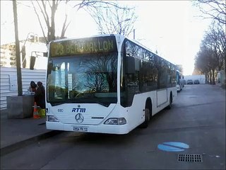 [Sound] Bus Mercedes-Benz Citaro n°890 de la RTM - Marseille sur la ligne 45