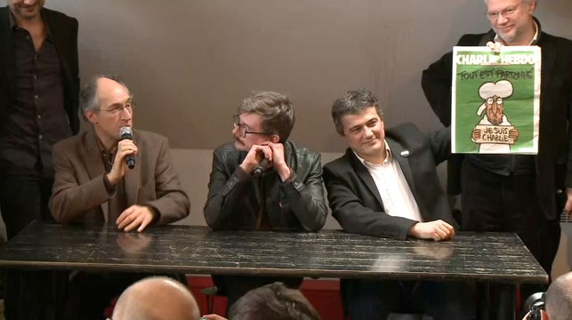 Luz raconte la Une du nouveau numéro de « Charlie Hebdo »