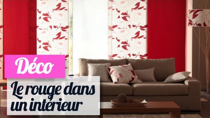 Le rouge dans son intérieur - Tendance déco