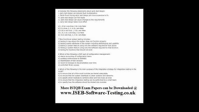 02. Practice Exam Paper - ISTQB Certified Tester - CTFL v4.0