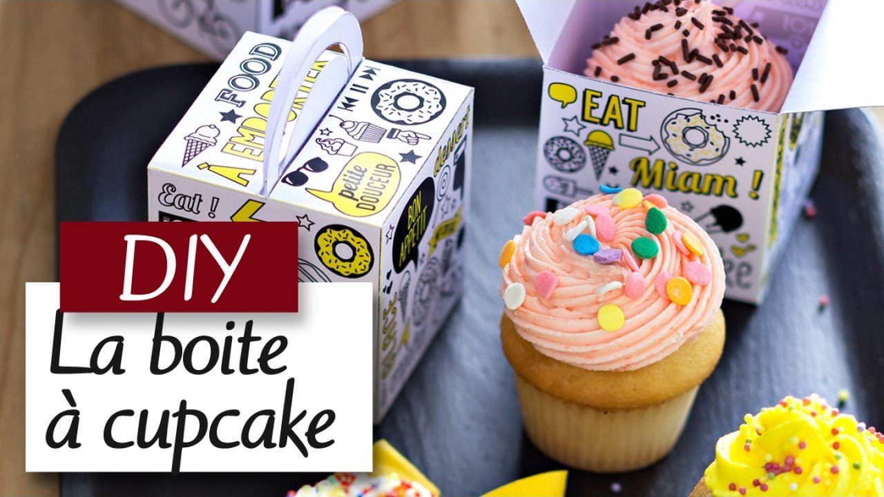 Comment faire une boîte à cupcake ?