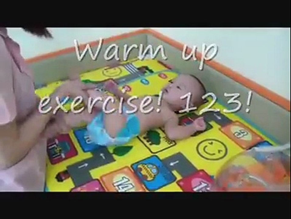 Fantastic Triplet Babies’ First Swimming Lesson