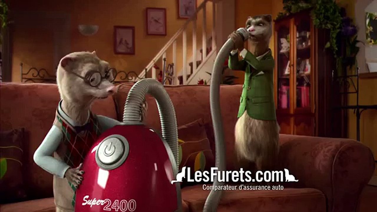 Les Furets - comparateur d'assurances auto LesFurets.com, "Partenariat Scènes de ménages" - septembre 2013 - aspirateur