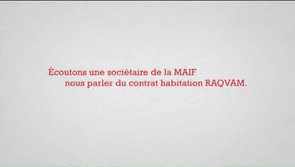 MAIF - assurance, "Contrat d'assurance habitation Raqvam" - mai 2011
