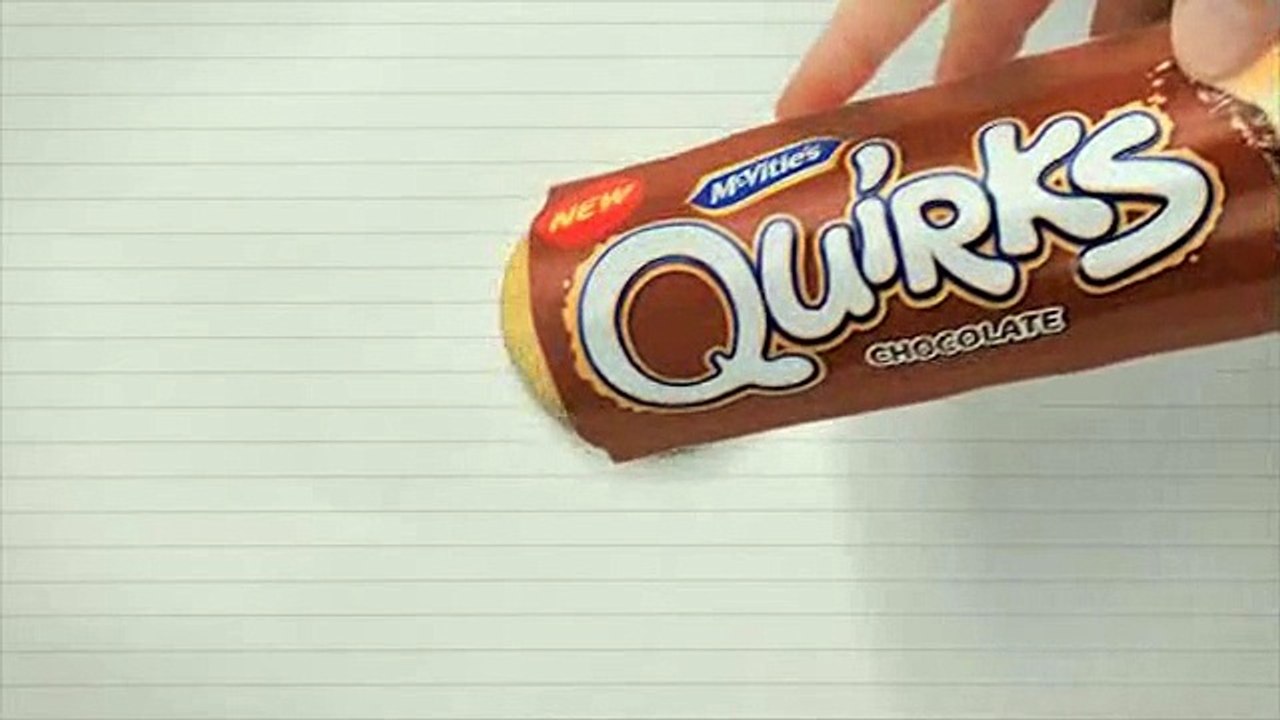McVitie's - biscuits fourrés Quirks, "Falling" - janvier 2012