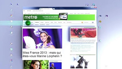 Metro - journal gratuit, "Metro, restez connectés !" - décembre 2012