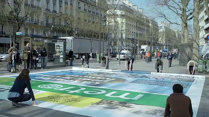 Metro - journal quotidien gratuit, "Grand bateau en papier" - mars 2012