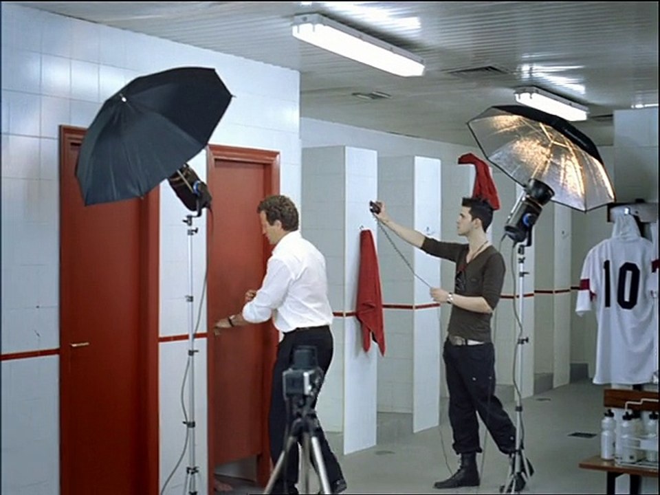 Orange - Coupe du Monde de Rugby - Zidane, Galthier - douche