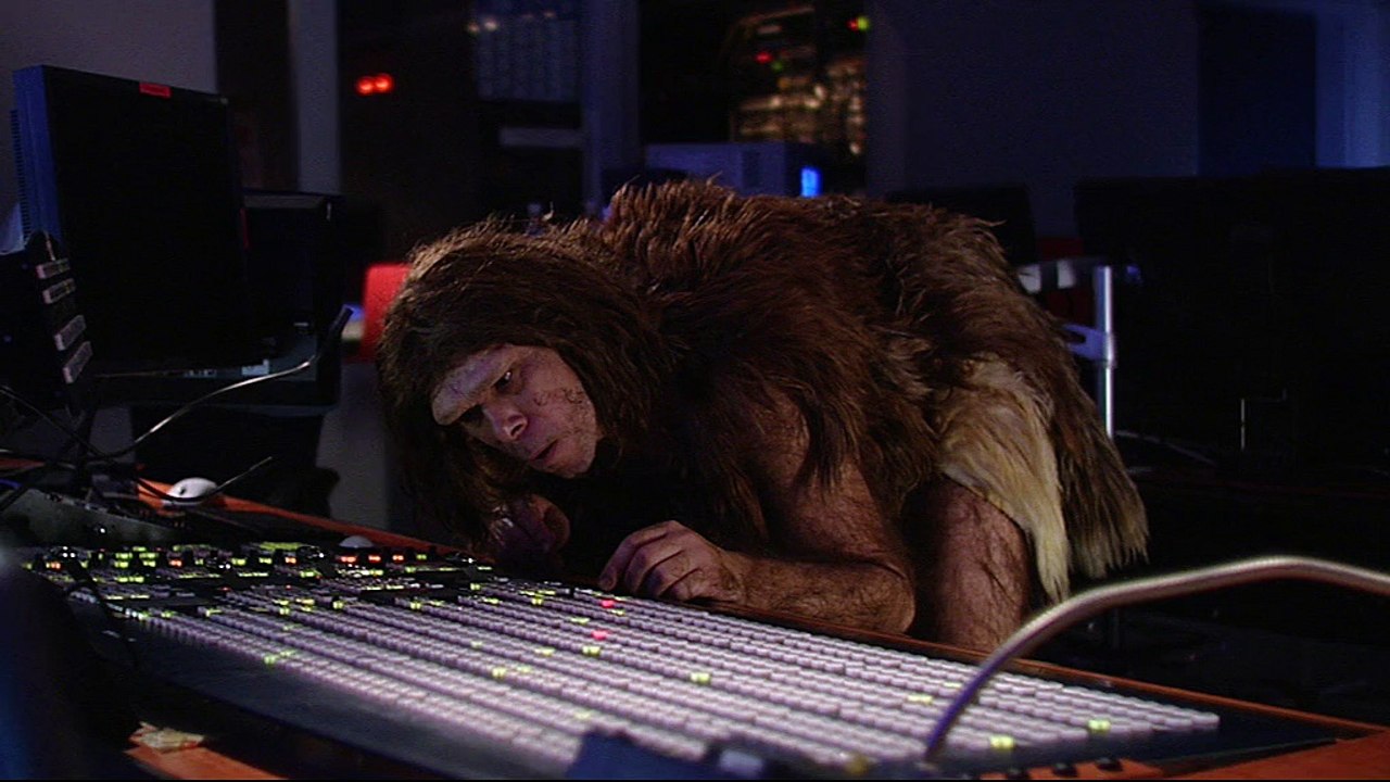 Pages Jaunes - renseignements téléphoniques - juin 2009 - "ça vous réussit", teaser du cro-magnon dans les coulisses de 50 minutes inside