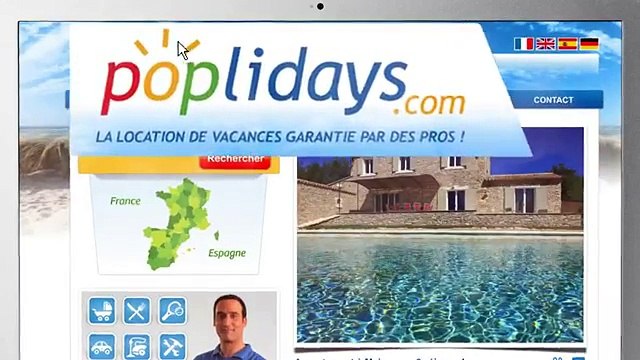 Poplidays - location de vacances Poplidays.com, La location de vacances garantie par des pros - février 2013
