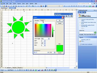 Ms Excel 2003 Training- working with Pictu (Part 32)