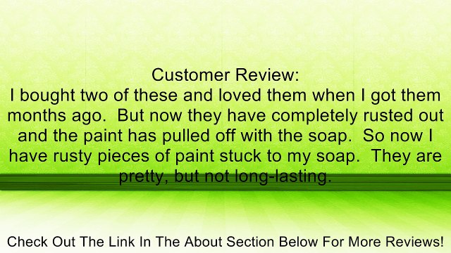 Vintage Chic Soap Dish ~ Soap Holder ~ Soap Bowl E75~ Countertop Style ~ Shabby Retro Pink Enamel w/ Decoupage C. Klein Rose Review