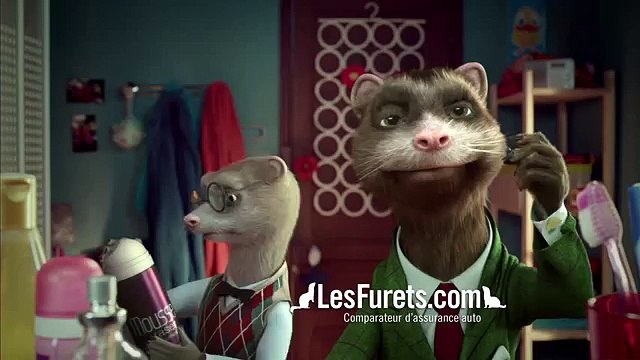 Les Furets - comparateur d'assurances auto LesFurets.com, "Partenariat  Scènes de ménages" - septembre 2013 - mousse à raser - Vidéo Dailymotion