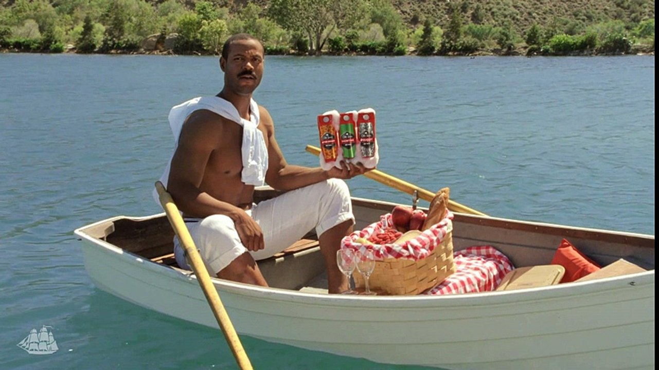 Old Spice (Procter & Gamble) - gel douche - juillet 2010 - "Boat", moustache
