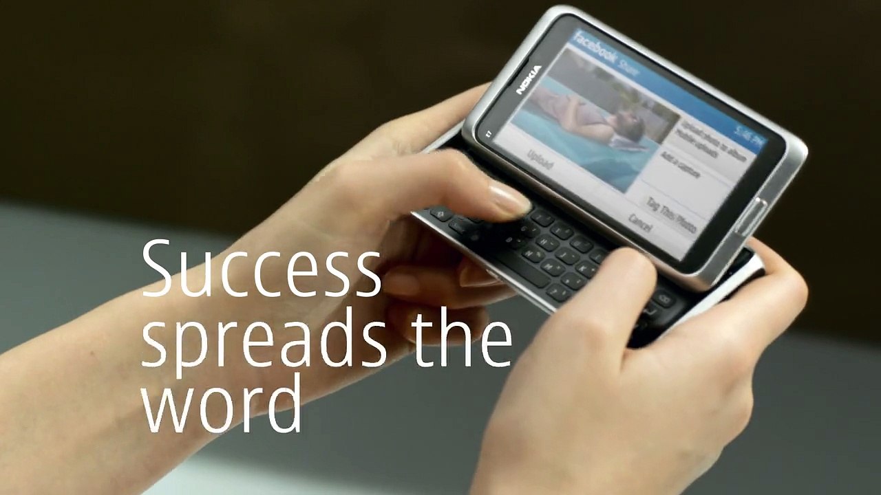 Nokia - téléphone portable Nokia E7 - mars 2011 - "Success is what you make it"