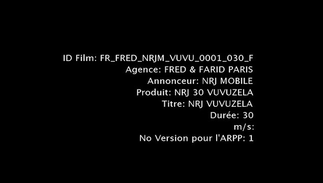 NRJ Mobile - forfaits téléphoniques - mars 2011 - Réveillez-vous, avec l'Homme-sandwich , vuvuzela