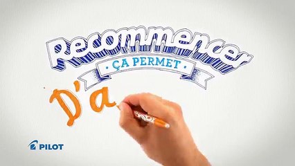 Nouveau Monde DDB pour Pilot - stylos Frixion, «Happy writing» - août 2014