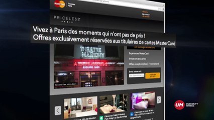 Mastercard - carte bancaire, "Priceless Paris" - novembre 2012