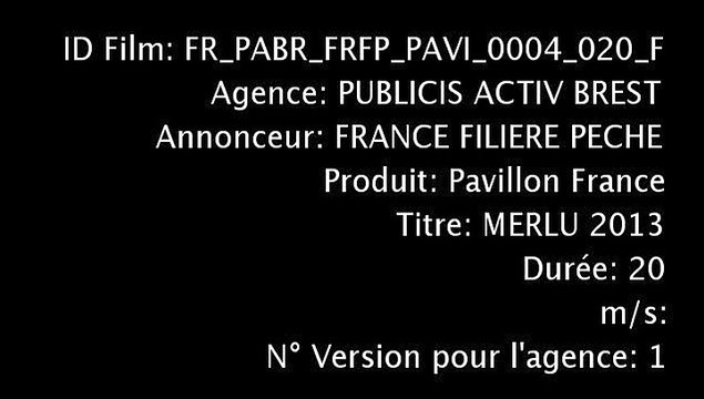 Publicis Activ pour Pavillon France - produits de la pêche, Merlu - octobre 2013