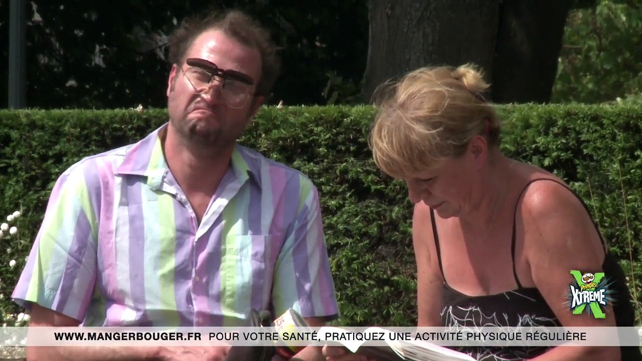 Pringles (Procter & Gamble) - chips Pringles Xtreme - septembre 2010 - "Caméras cachées avec François Damiens", "Mon onglet à l'échalote"