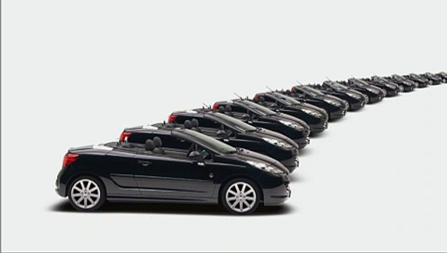 Peugeot - voiture 207 CC - mai 2009 - Quel match ! , la Ola