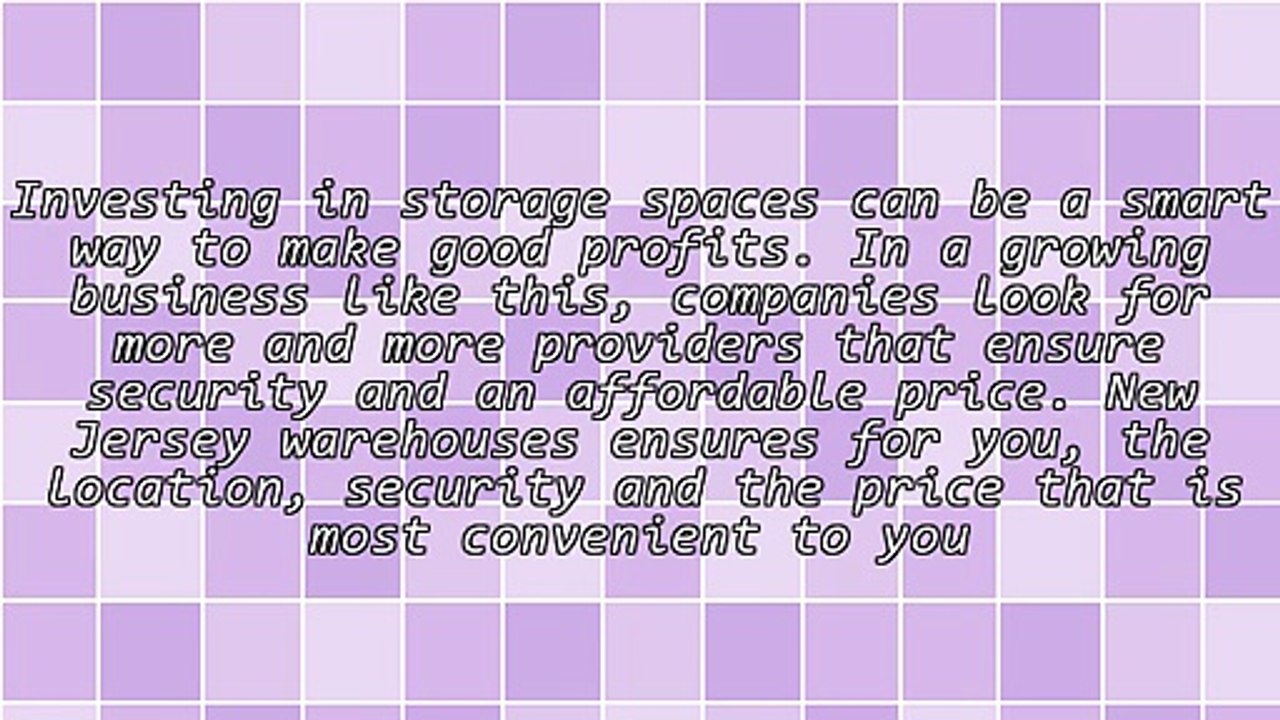 Pick Only The Top New Jersey Warehouses