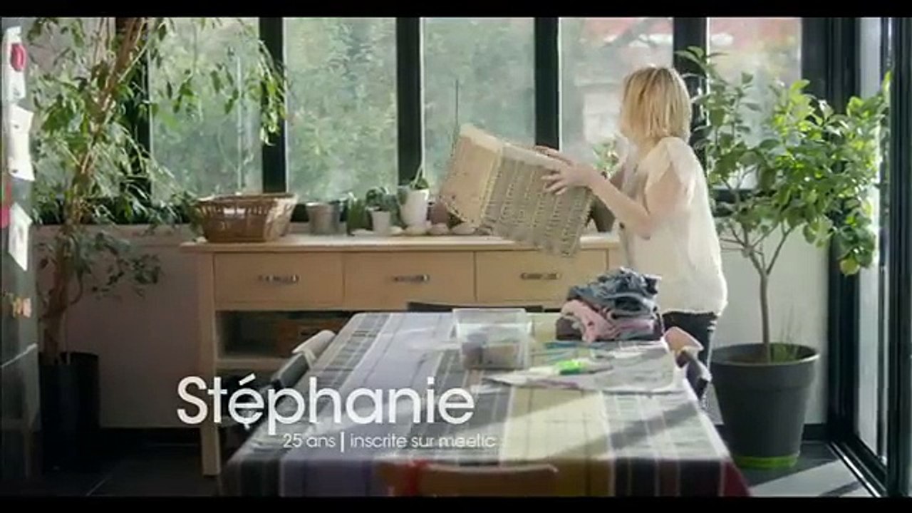 Meetic - site de rencontres Meetic.fr, "Real People, Voyez plus grand pour vos rencontres" - janvier 2013 - Stéphanie