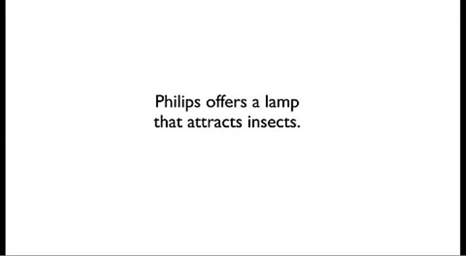 Philips - lampe anti-insectes, Philips Special Lighting, Magnet - juillet 2011