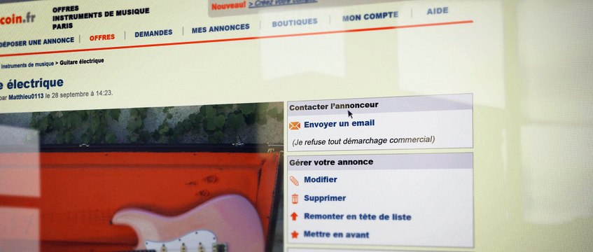 Le Bon Coin - petites annonces en ligne Leboncoin.fr, Les incroyables rencontres, boncoin.fr - juin 2013 - Iggy Pop