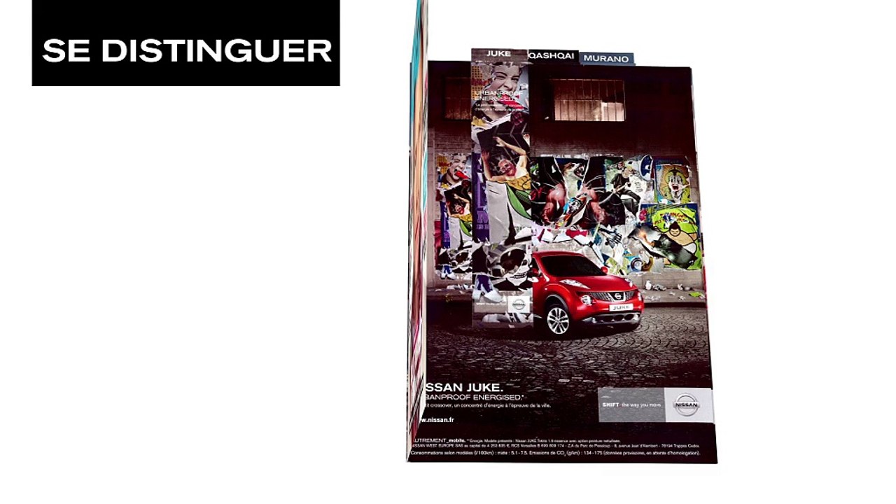 Nissan - voiture Nissan Juke - octobre 2010 - "Nissan Juke, Urbanproof energised"