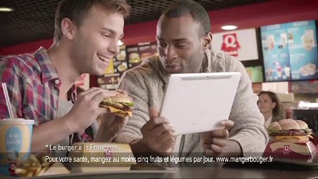 Quick - restauration rapide, Le French burger, avec Tony Parker - novembre 2011 - NOUVEAU
