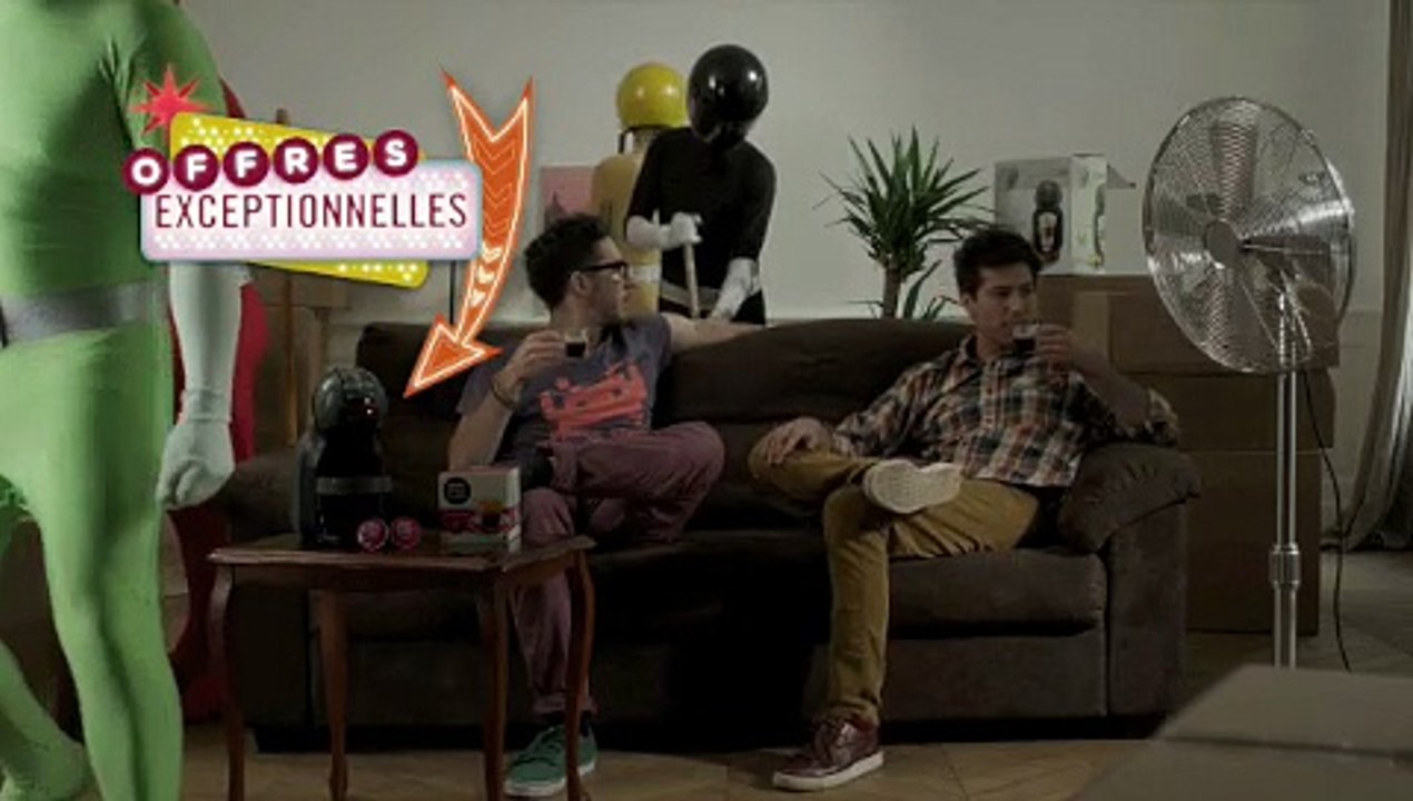 Publicis Conseil pour Nescafé (Nestlé France) - machine à café Mini Me de Dolce Gusto, "Le déménagement" - octobre 2013