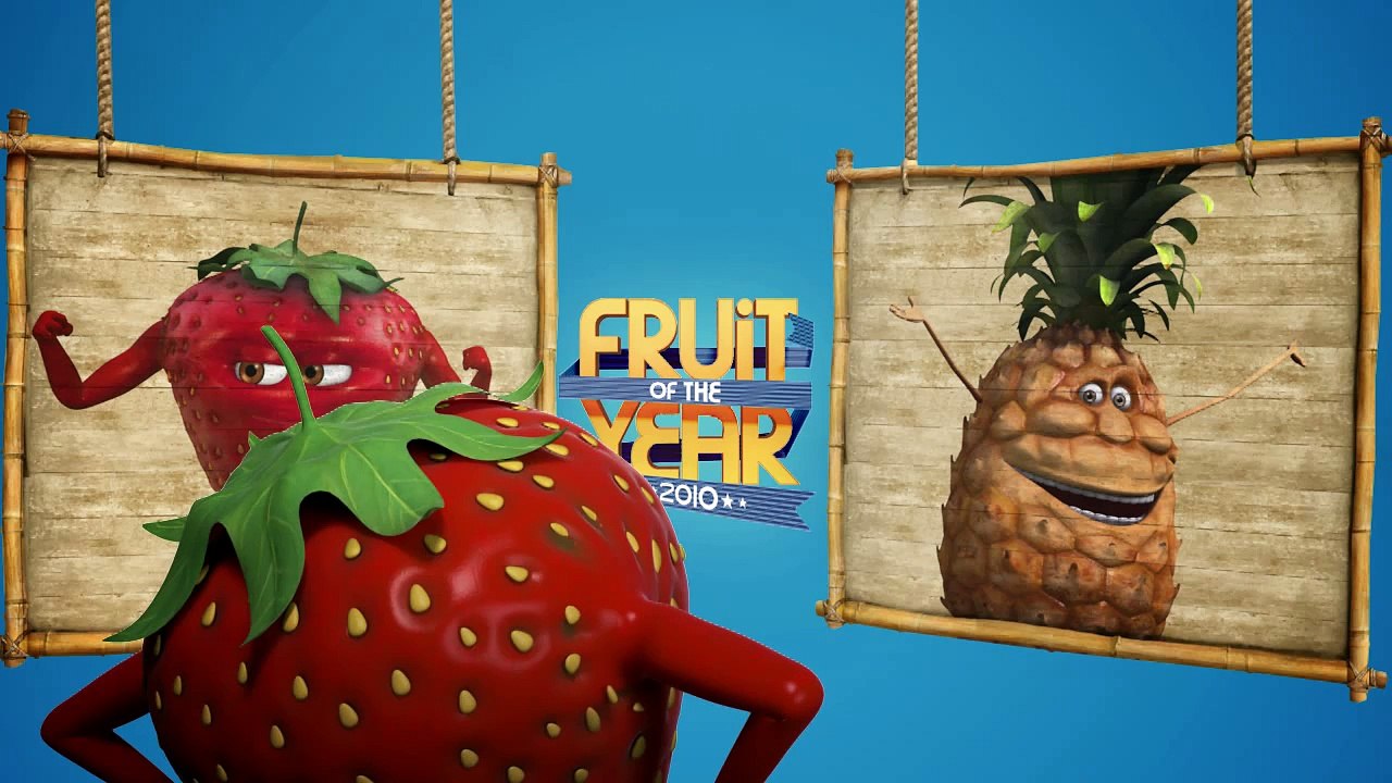 Oasis (Groupe Orangina Schweppes) - boisson aux fruits - octobre 2010 - "Finale de Fruit of the Year 2010, Ramon Tafraise vs Alan Anas"