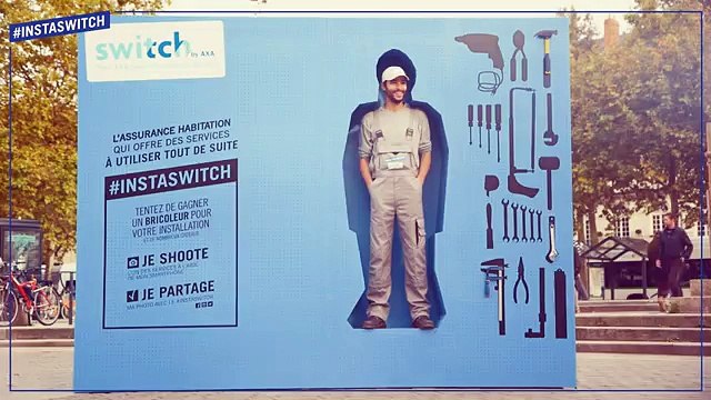 Marcel pour Axa - assurance habitation, «Switch by Axa» - septembre 2014