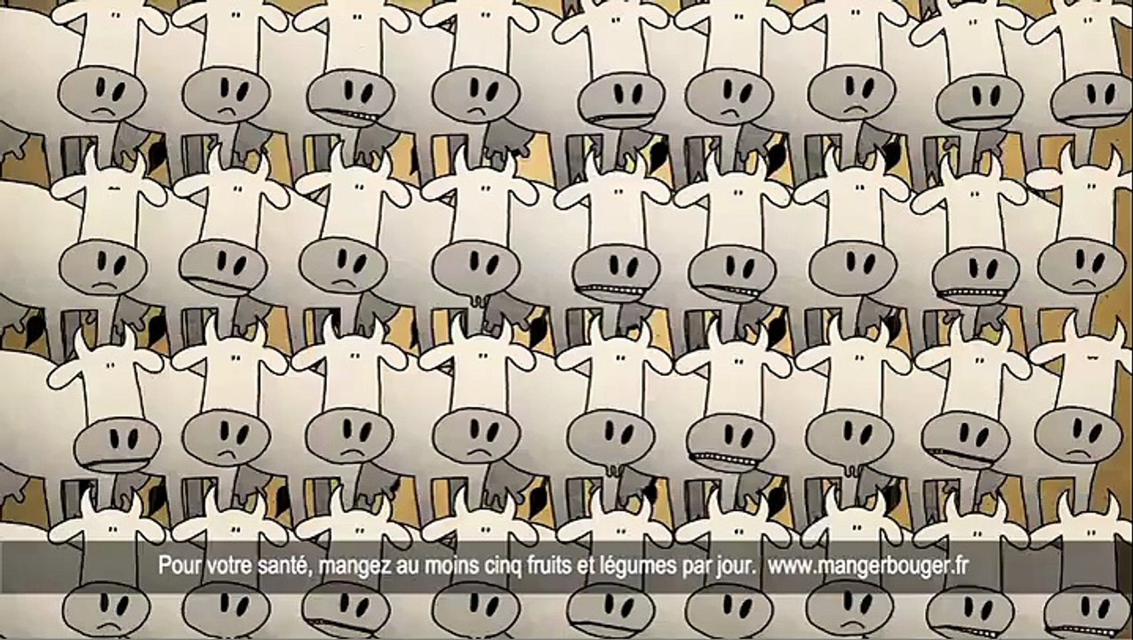 Les 2 Vaches (Danone) - produits laitiers bio, "Elevage" - février 2013