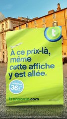Les Gaulois pour Transavia - compagnie aérienne Transavia.com, "Partez, volez, souriez" - novembre 2013 - ville