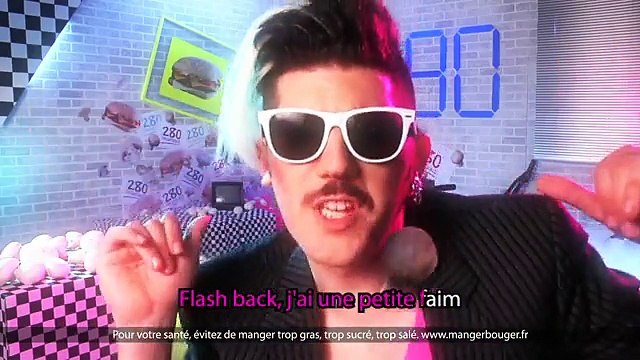 McDonald's France - restauration rapide - août 2010 - Le sandwich 280 en chansons , champignons, sosie de Depeche Mode