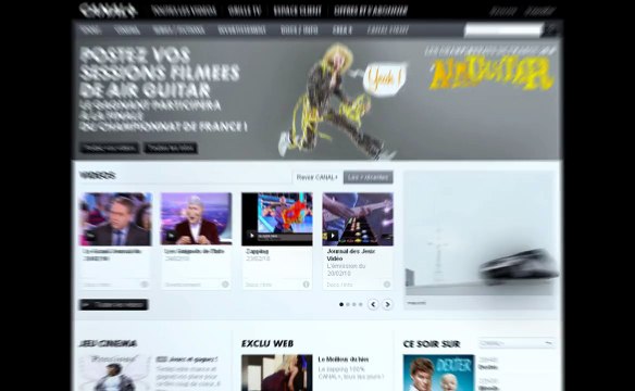 Nissan - voiture Qashqai - mars 2010 - site canal +, spot 3D