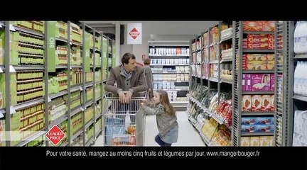 Leader Price (Casino) - supermarchés, "Le choix malin pour vivre bien, avec Jean-Pierre Coffe" - mars 2012 - le bio