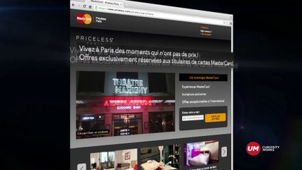 Mastercard - carte bancaire, "Priceless Paris" - novembre 2012