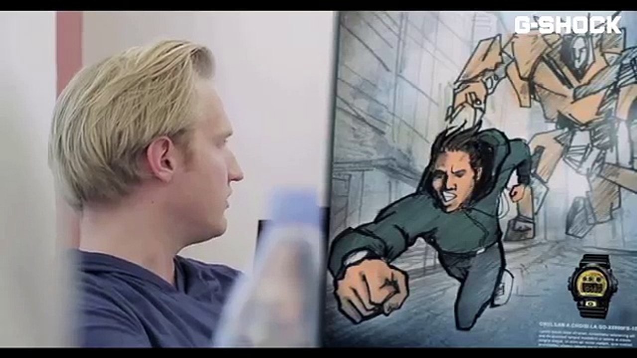 Nosite pour Casio France - montres G-Shock, «Nous sommes uniques et indestructibles, avec Orelsan» - septembre 2014 - making of