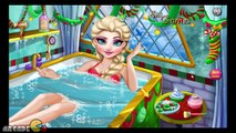 Disney Frozen Elsa Christmas Spa Bath - Elsa The Ice Queen Christmas Games