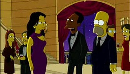 Les Simpson, ép. "Le diable s'habille avec nada", avec Carla et Nicolas Sarkozy, diffusé sur la Fox (USA), en nov. 2009