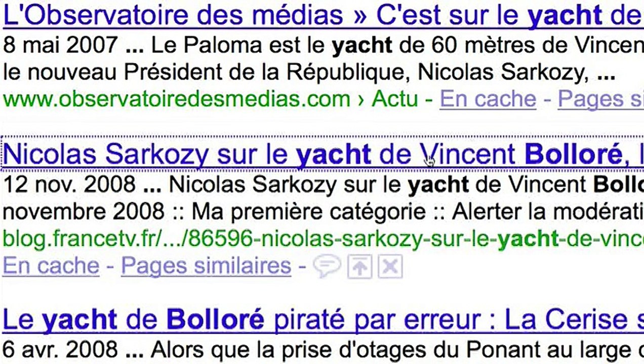 Parti Socialiste (PS) - parti politique - février 2010 - "Parodie de la publicité Google", "Il est temps de changer"