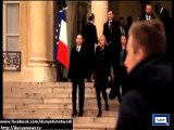 Denmark's PM Helle Thorning-Schmidt Slipped Down from Stairs in Paris