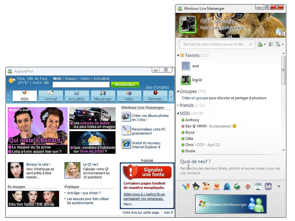 Perrier - eau minérale gazeuse - avril 2009 - "Melting"