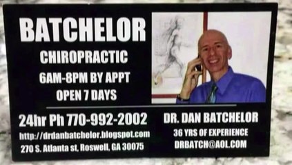 Roswell GA Chiropractor. Open Weekends, Saturdays, Sundays. 770-992-2002