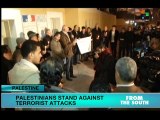 Palestinians rally in solidarity with French  terror victims